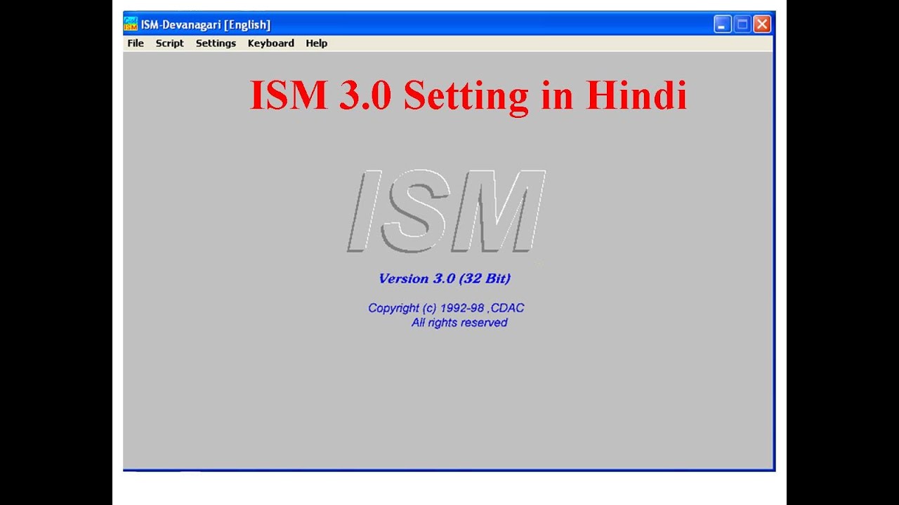 Download Ism Marathi Typing Software Window 10